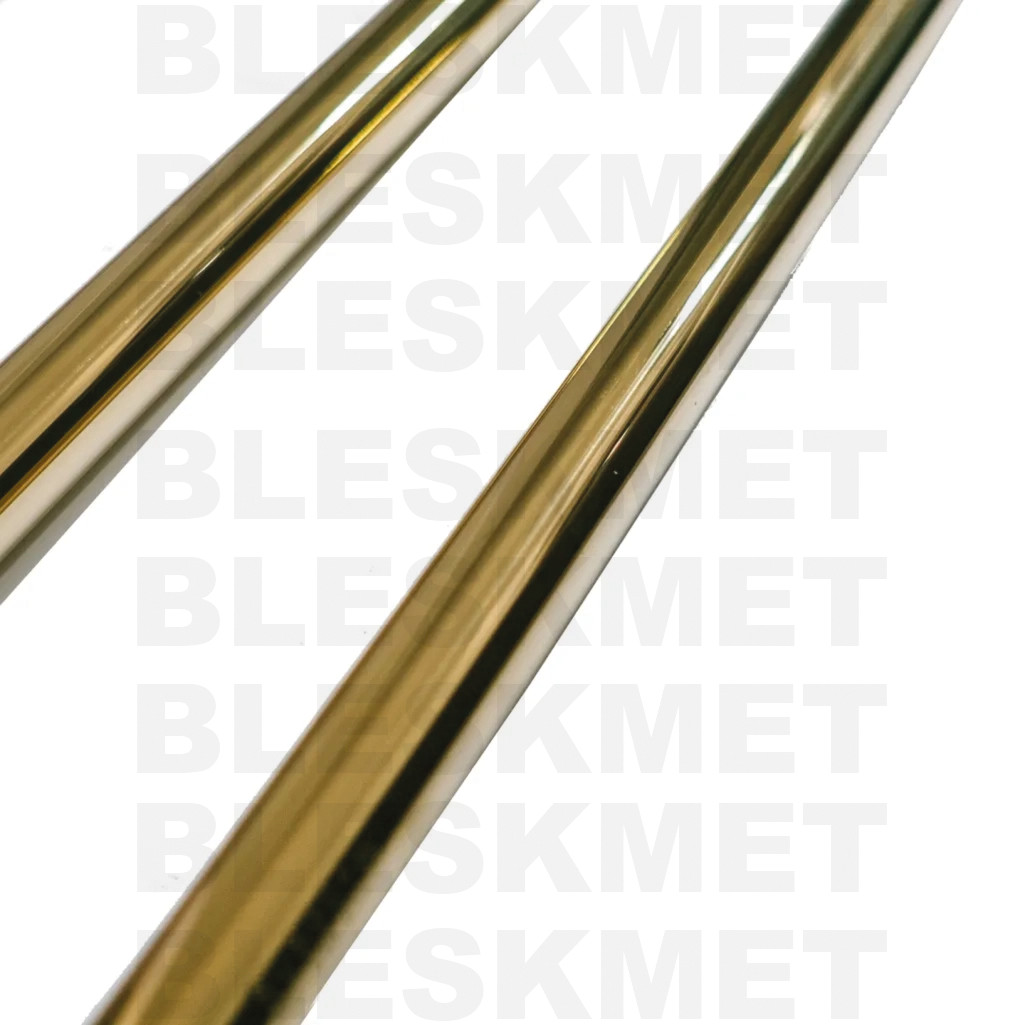 Ручка-скоба 633-1000 Gold (32×825×1000 мм) для стекла 8-12 мм, покрытие под золото