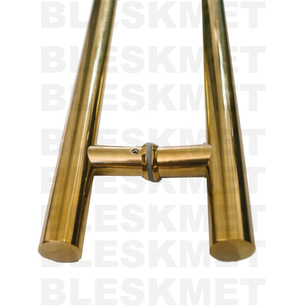 Ручка-скоба 633-600 Gold (32×425×600 мм) для стекла 8-12 мм, под золото